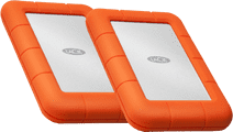 LaCie Rugged USB-C 1TB - Duo pack Externe HDD bundel