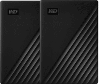 WD My Passport 2TB Black - Duo pack Externe HDD bundel