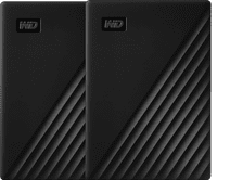 WD My Passport 5TB Black - Duo Pack external HDD bundle