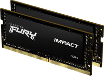 Kingston FURY Impact DDR4 SODIMM 32GB 2666 MHz (2x16GB) 32GB RAM geheugen