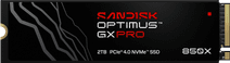 SANDISK Optimus GX PRO 850X 2TB Heatsink NVMe SSD SANDISK Optimus GX Pro interne SSD
