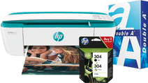 HP Deskjet 3762 + 1 set extra inkt + 500 vellen A4 papier Basis printer voor thuis