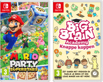 Mario Party Super Stars + Big Brain Academy Knappe Koppen Game