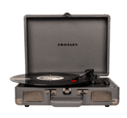 Crosley Cruiser Deluxe CR8005F-SG - Donker Grijs - Bluetooth in/uit Platenspeler