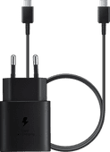 Samsung Super Fast Charging Oplader 25W + Usb C Kabel 1m Kunststof Zwart Apple iPad oplader