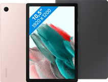 Coolblue Samsung Galaxy Tab A8 32GB Wifi Roségoud + Book Case Grijs aanbieding