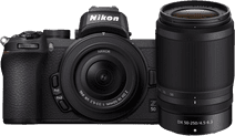 Nikon Z50 + 16-50mm f/3.5-6.3 + 50-250mm f/4.5-6.3 Nikon systeemcamera
