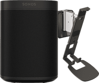 Coolblue Sonos One + Vogel's Sound Muurbeugel Zwart aanbieding