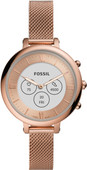 Fossil Monroe Hybrid HR FTW7039 Roségoud Fossil heren horloge
