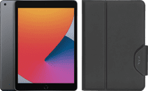 Apple iPad (2020) 10.2 inches 128GB WiFi Space Gray + Targus VersaVu Book Case iPad 2020