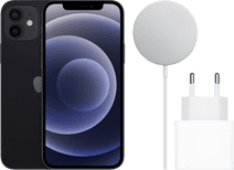 Coolblue Apple iPhone 12 mini 128GB Zwart - MagSafe Oplaadpakket aanbieding