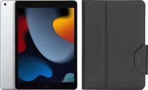 Apple iPad (2021) 10.2 inch 64GB Wifi Zilver + Targus Book Case Zwart Nieuwste iPad 2021