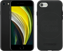 Apple iPhone SE 64GB Black + OtterBox Symmetry Back Cover Black Apple iPhone SE