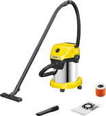 Karcher WD 3 S V-17/4/20 Bouwstofzuiger voor kleine klussen