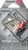 Fujifilm Instax Mini Film Stone Gray (10 stuks) Fujifilm Instax fotopapier