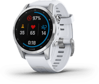 Garmin Fenix 7S Zilver/Wit 42mm Garmin Fenix