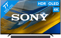 Sony Bravia OLED XR-77A80J + Soundbar aanbieding