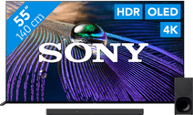 Coolblue Sony Bravia OLED XR-55A90J + Soundbar aanbieding