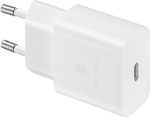 Samsung Power Delivery Oplader met Usb C Poort 15W Wit Samsung adapter voor smartwatches