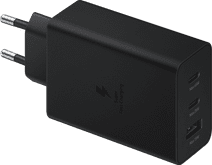 Samsung Super Fast Charging Oplader met 3 Usb Poorten 65W Zwart Power Delivery oplader