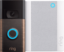 Coolblue Ring Video Doorbell Gen. 2 Lichtbrons + Chime Gen. 2 (2020) aanbieding