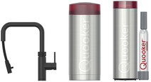 Quooker COMBI+ + Quooker Flex Square Zwart + Quooker CUBE Coolblue aanbieding