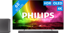 Coolblue Philips 65OLED806 - Ambilight + Soundbar + Hdmi kabel aanbieding