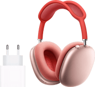 Coolblue Apple AirPods Max Roze + Apple Usb C Oplader 20W aanbieding