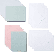 Cricut Cut-Away Cards Pastel A2 (10,8 cm x 14 cm) 8-pack Materiaal voor Cricut Maker 3 snijplotter