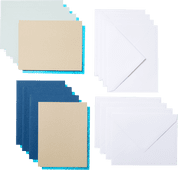 Cricut Cut-Away Cards Marina A2 (10.8cm x 14cm) 8-Pack Material for Cricut Maker cutting machine