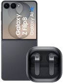 Samsung Galaxy Z Flip 8 256GB Zwart 5G + Samsung Galaxy Buds4 Zwart Samsung Galaxy Z Flip 8