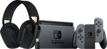 Coolblue Nintendo Switch Grijs + Logitech G435 aanbieding