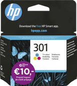 HP 301 Cartridge Kleur Inkt cartridge voor HP Envy printers