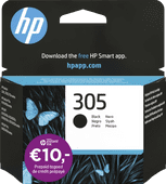 HP 305 Cartridge Zwart Inkt cartridge voor HP Envy printers