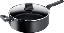 Tefal Hard Titanium Pro Skillet 28cm high-sided skillet with lid