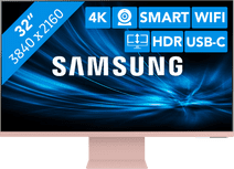 Samsung LS32BM801UUXEN Smart Monitor M8 Roze aanbieding