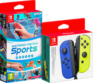 Coolblue Nintendo Switch Sports + Joy-Con set Blauw/Neon Geel aanbieding