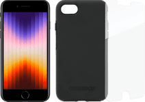 Coolblue Apple iPhone SE 3 128GB Zwart + Beschermingspakket aanbieding
