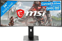 MSI MPG 341CQR X36 QD-OLED Curved Monitor met VESA mount