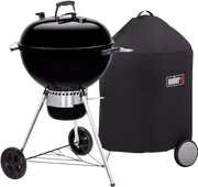 Coolblue Weber Master Touch GBS E-5750 57 cm Zwart + Weber Luxe Hoes 57 cm aanbieding