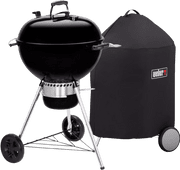 Weber Master Touch GBS E-5750 57 cm Zwart + Hoes Winter barbecue