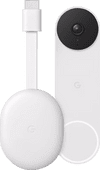 Coolblue Google Chromecast 4K met Google TV + Google Nest Doorbell aanbieding