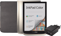 Coolblue Pocketbook Inkpad Color Zilver + Accessoirepakket aanbieding
