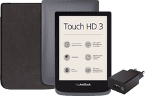 Coolblue PocketBook Touch HD 3 Grijs + Accessoirepakket aanbieding