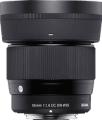 Sigma 56mm F1.4 DC DN Contemporary Fujifilm X-mount Lens voor Fujifilm camera