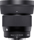 SIGMA 56mm F1.4 DC DN Contemporary Fujifilm X-Mount Lens for a mirrorless camera