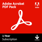 Adobe Acrobat PDF Pack 1 Year - Digital Adobe software