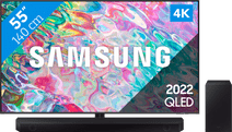 Samsung QLED 55Q74B (2022) + Soundbar aanbieding