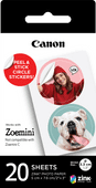 Canon Zink Fotopapier Rond (20 vellen) Canon printpapier