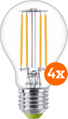 Philips LED Filament Light - 2.3W - E27 - Warm White Light 4-pack 